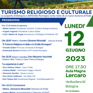 Turismo Religioso e Culturale. Convegno 12.06.2023
